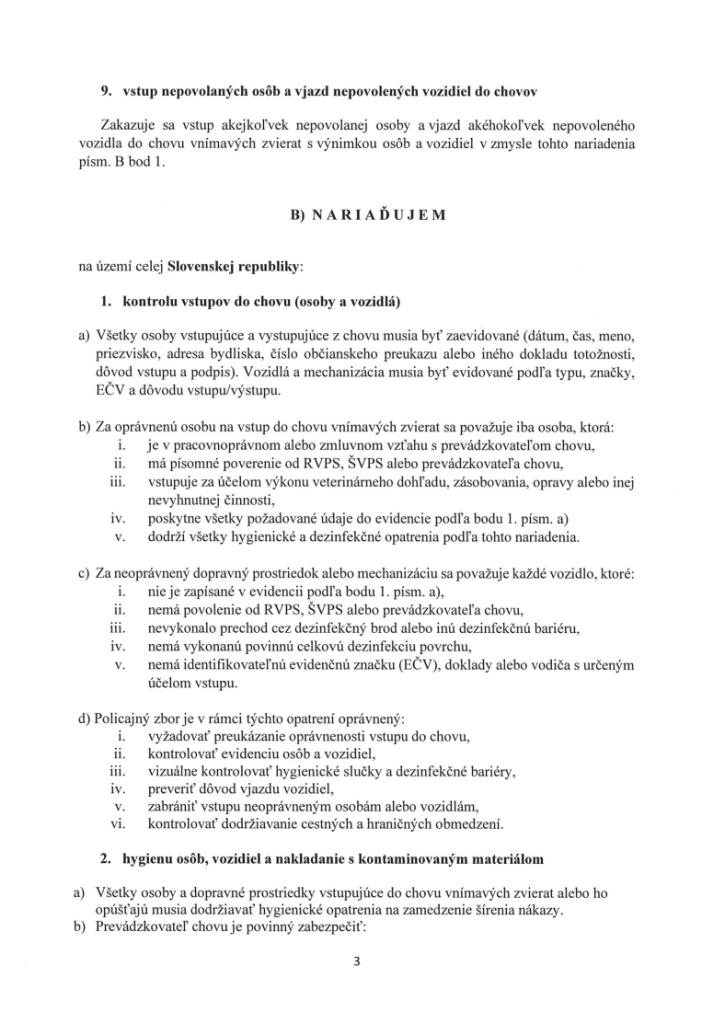 Núdzové opatrenia