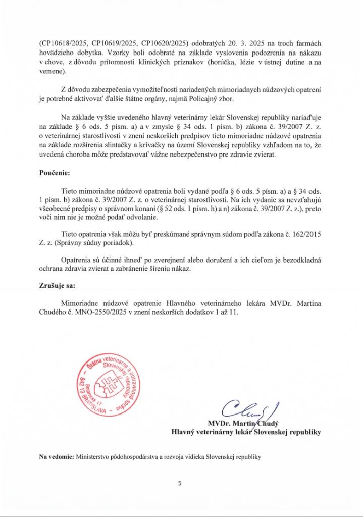 Núdzové opatrenia