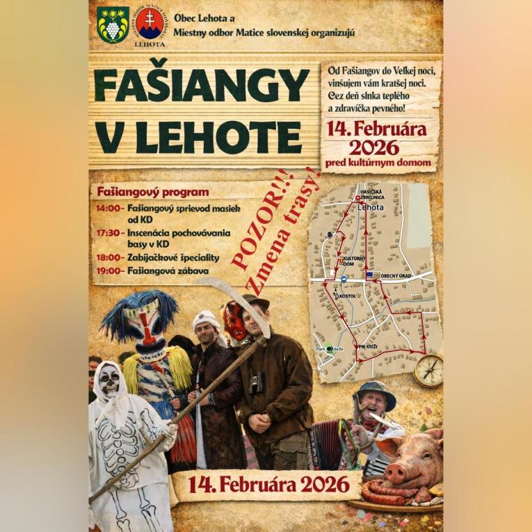 Fašiangy 2026